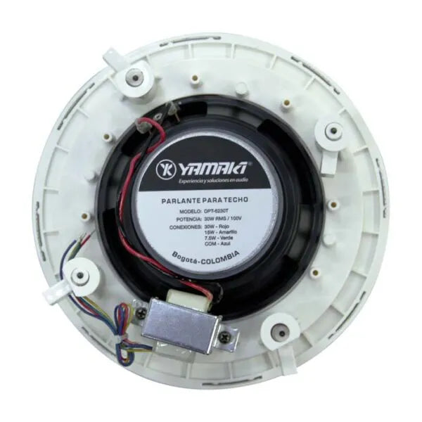 PARLANTE DE TECHO 30W YAMAKI 15, 7.5w 8oh DPT-6230T – Hipercentro ...
