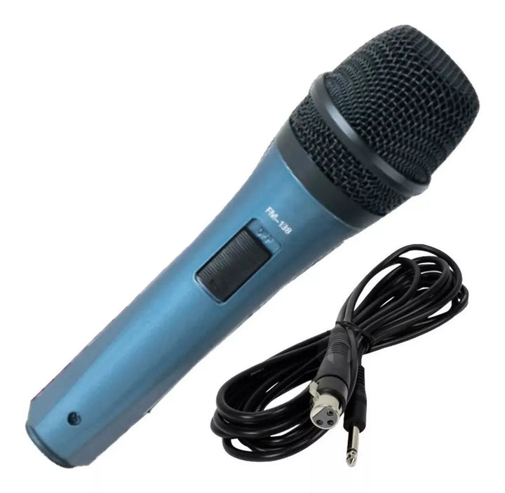 MICROFONO ALAMBRICO UNIDIRECCIONAL FM-138 – Hipercentro Electrónico