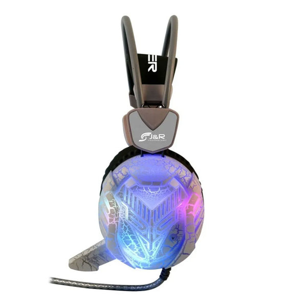 Audífonos gamer con iluminación led J&R 035-MV