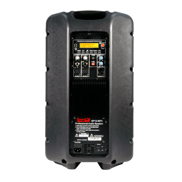 Cabina activa de 15″PRODJ SP15 MP3 – Hipercentro Electrónico