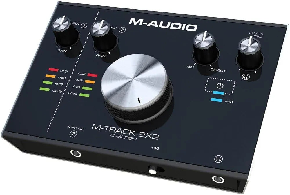 INTERFAZ DE AUDIO M-AUDIO M-TRACK 2X2 – Hipercentro Electrónico